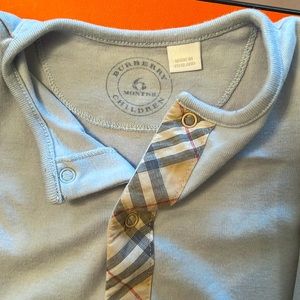 Burberry footless onesie